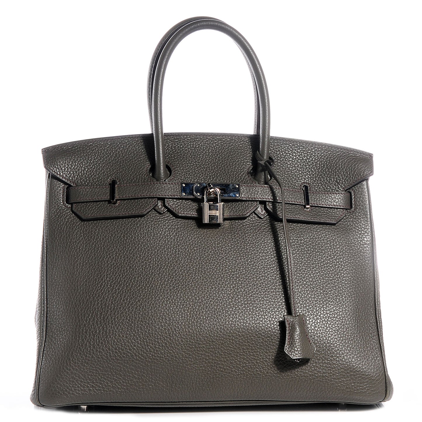 Taurillon Clemence Birkin 35 Vert de Gris