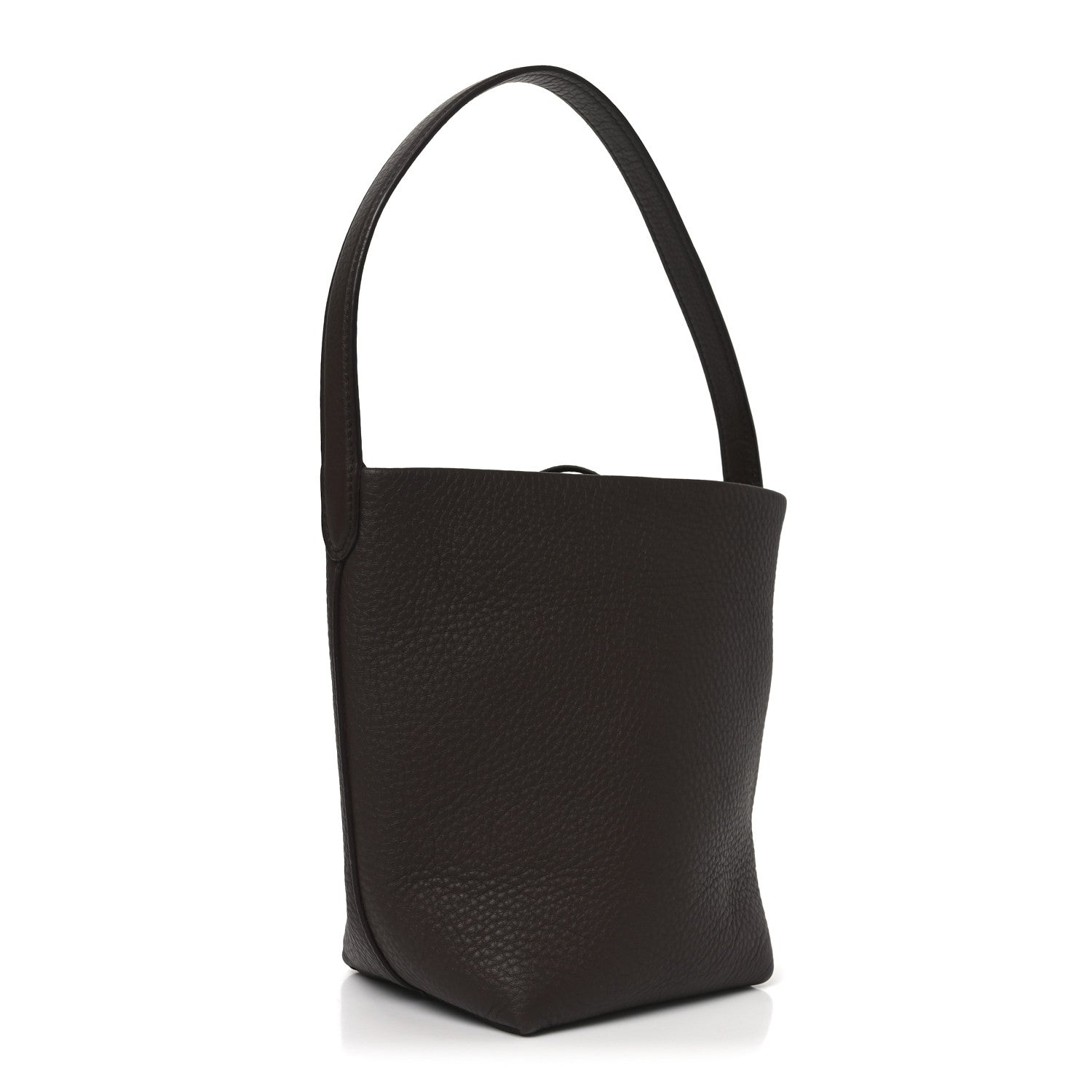 The Row Grained Calfskin Small N/S Park Tote Acajou 3 of 9