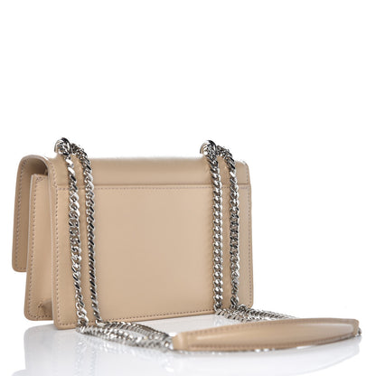 Saint Laurent Calfskin Monogram Sunset Chain Wallet Nude Powder 3 of 7