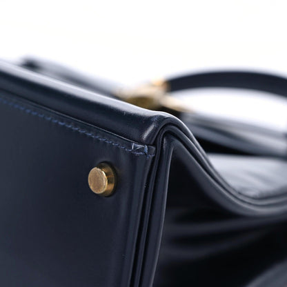 Hermes Box Kelly Retourne 32 Indigo 14 of 21