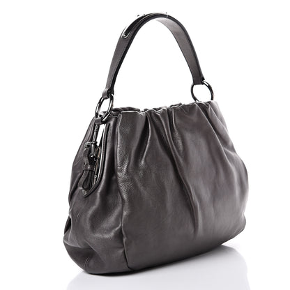 Prada Vitellino Mordo Hobo Grafite Mordore 2 of 11
