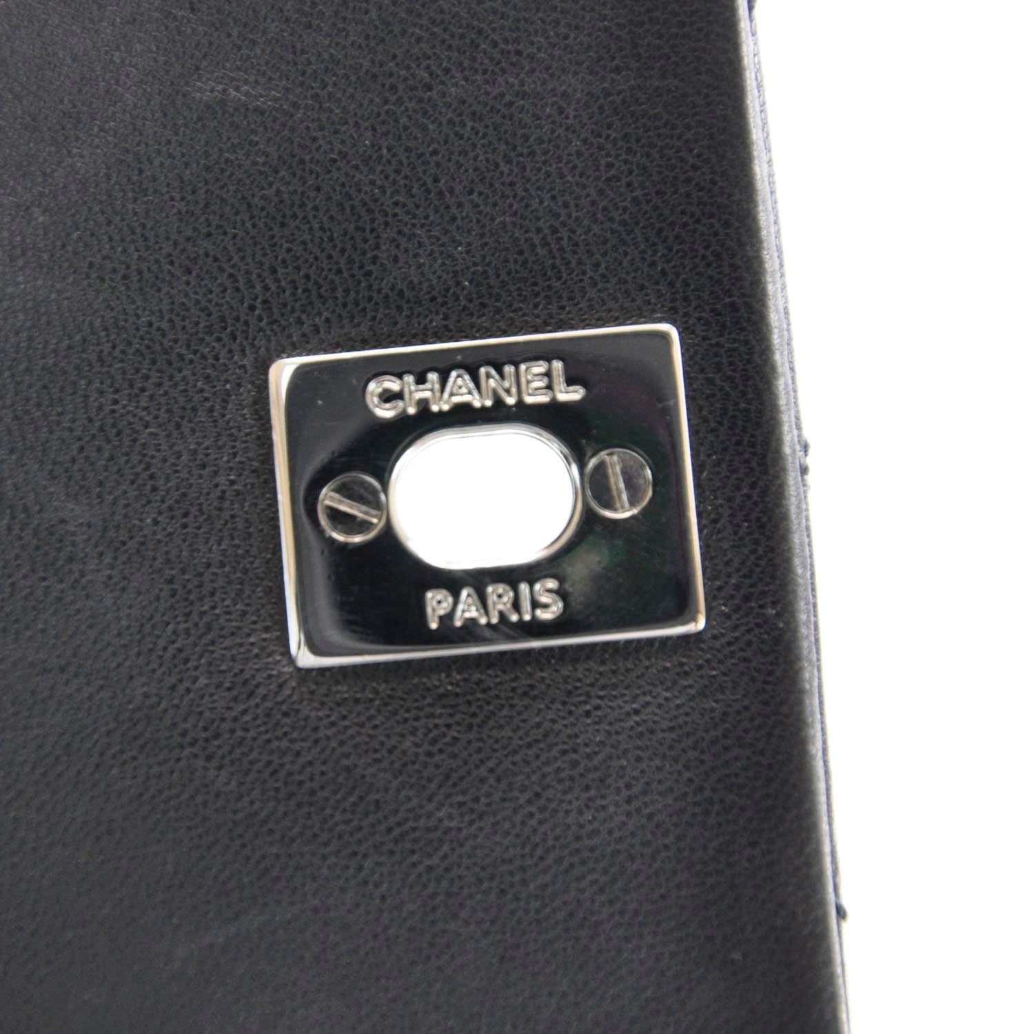 Chanel Lambskin Large Chevron Flap Black 9 of 12