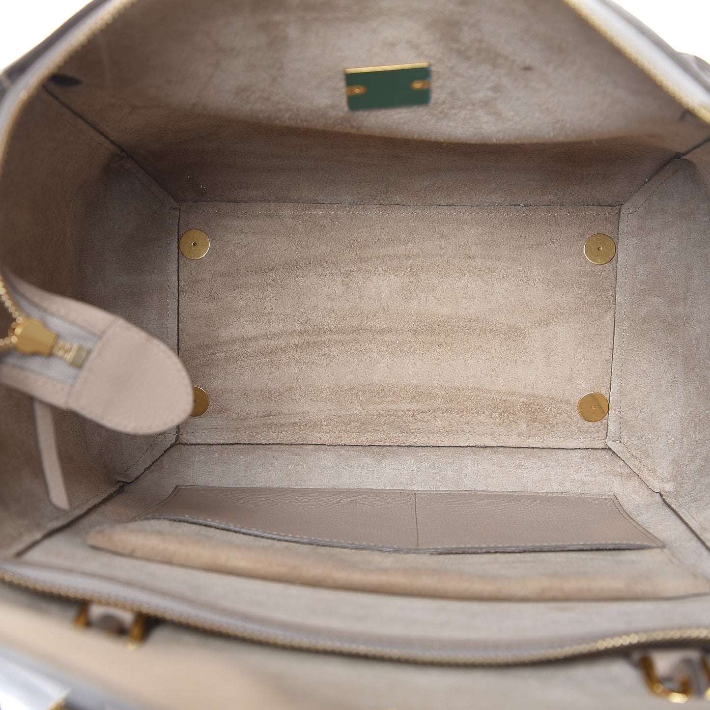 Grained Calfskin Mini Belt Bag Light Taupe