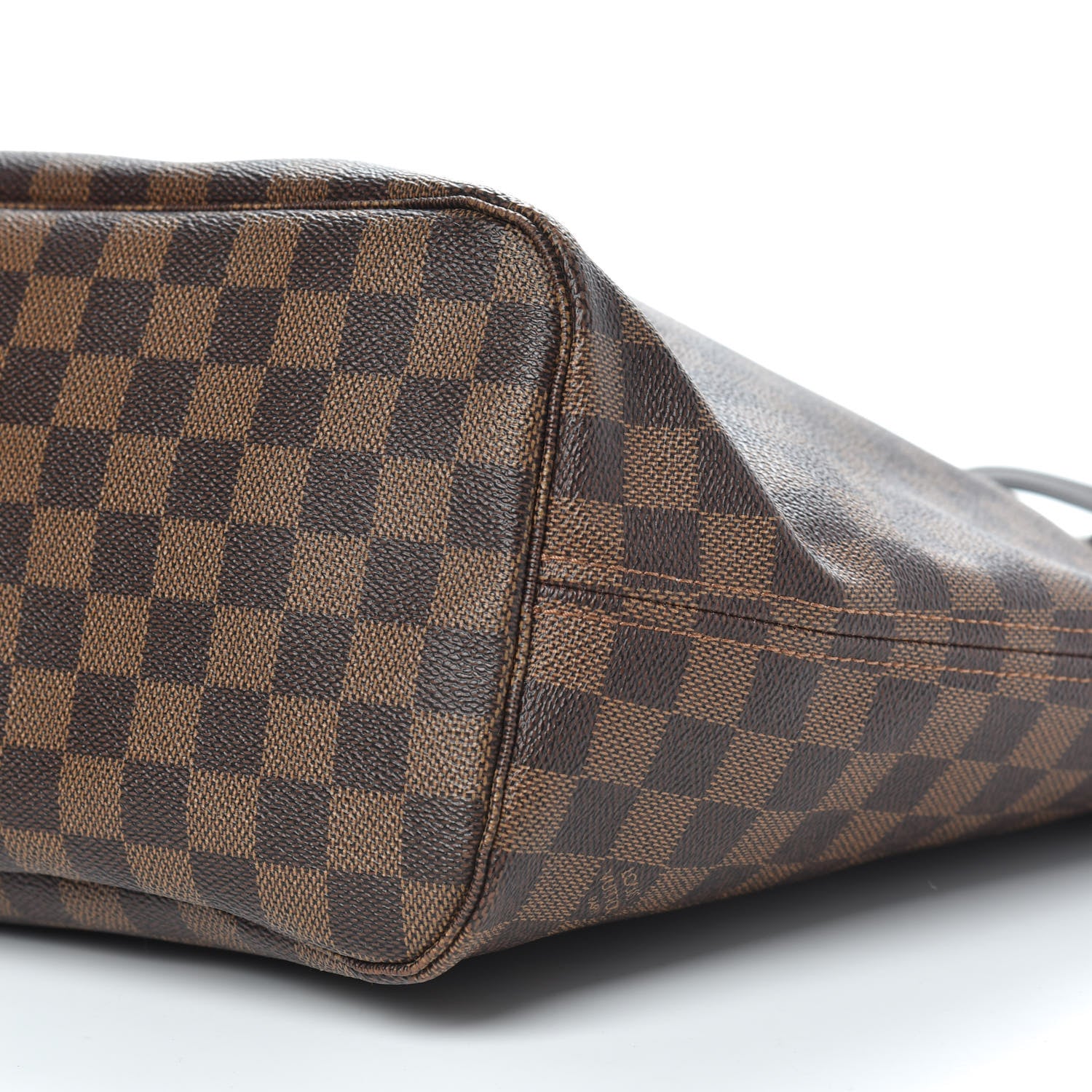 Louis Vuitton Damier Ebene Neo Neverfull MM Rose Ballerine 9 of 10