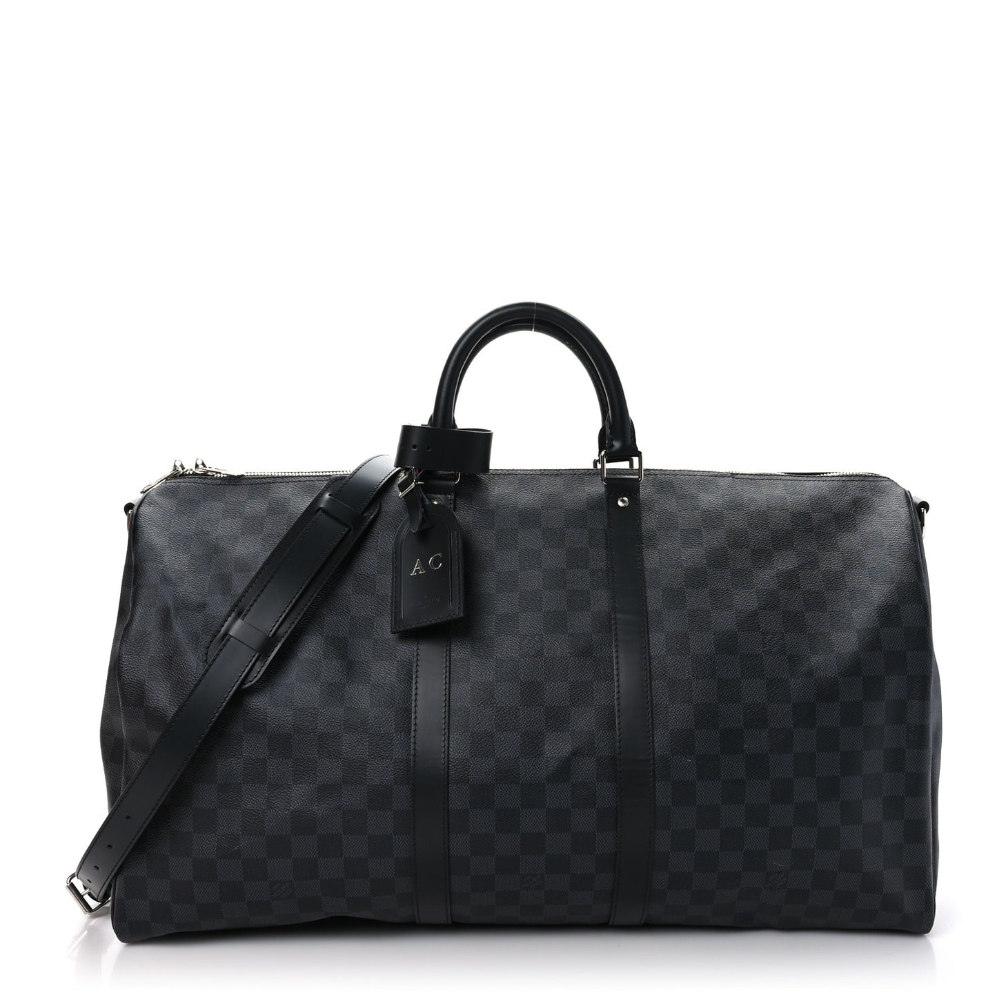 Damier Graphite Keepall Bandouliere 55