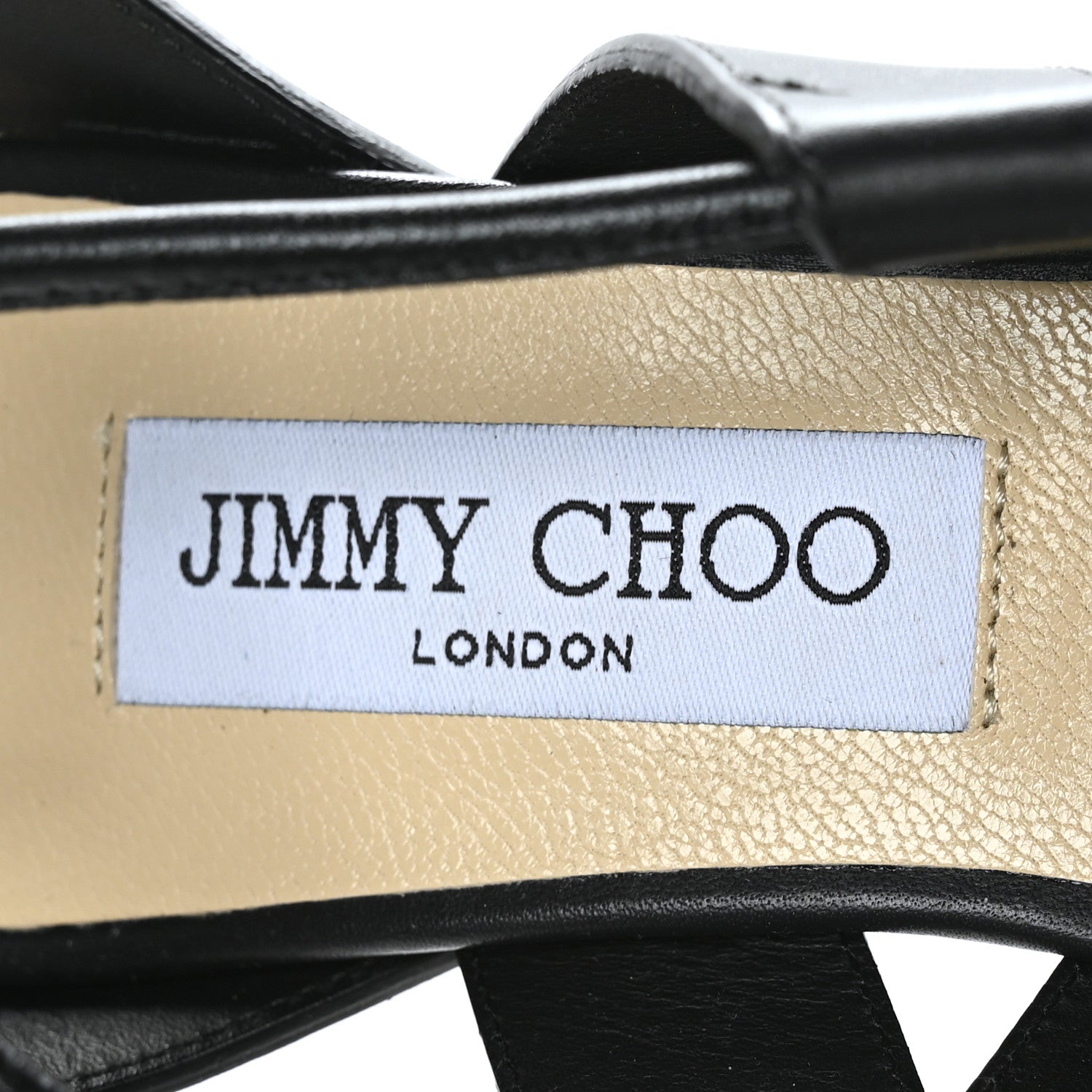 Jimmy Choo Calfskin Margo 80 Ghillie Laced Sandals 39.5 Black 6 of 7
