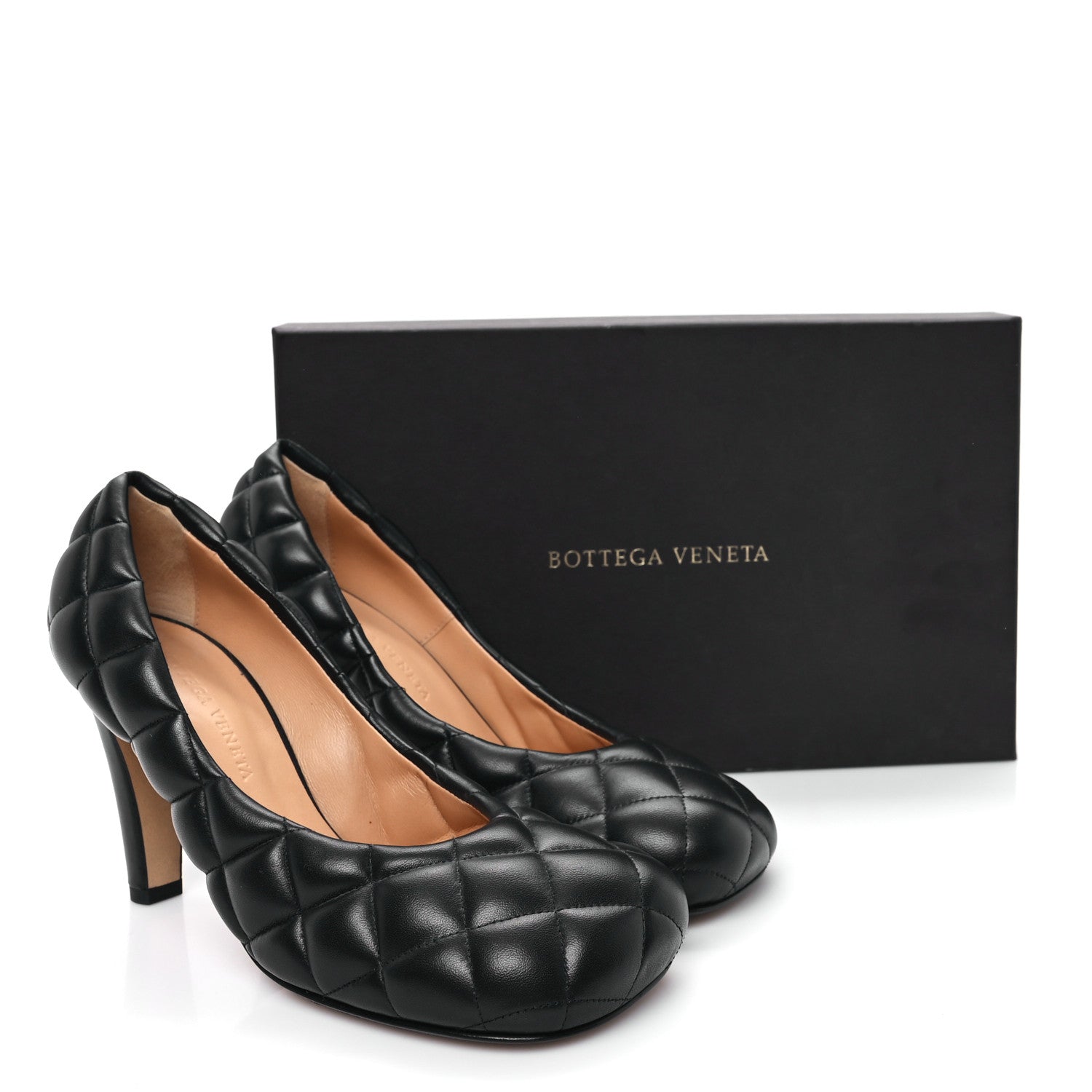 Bottega Veneta Nappa Matelasse Padded Dream Pumps 36 Black 9 of 9