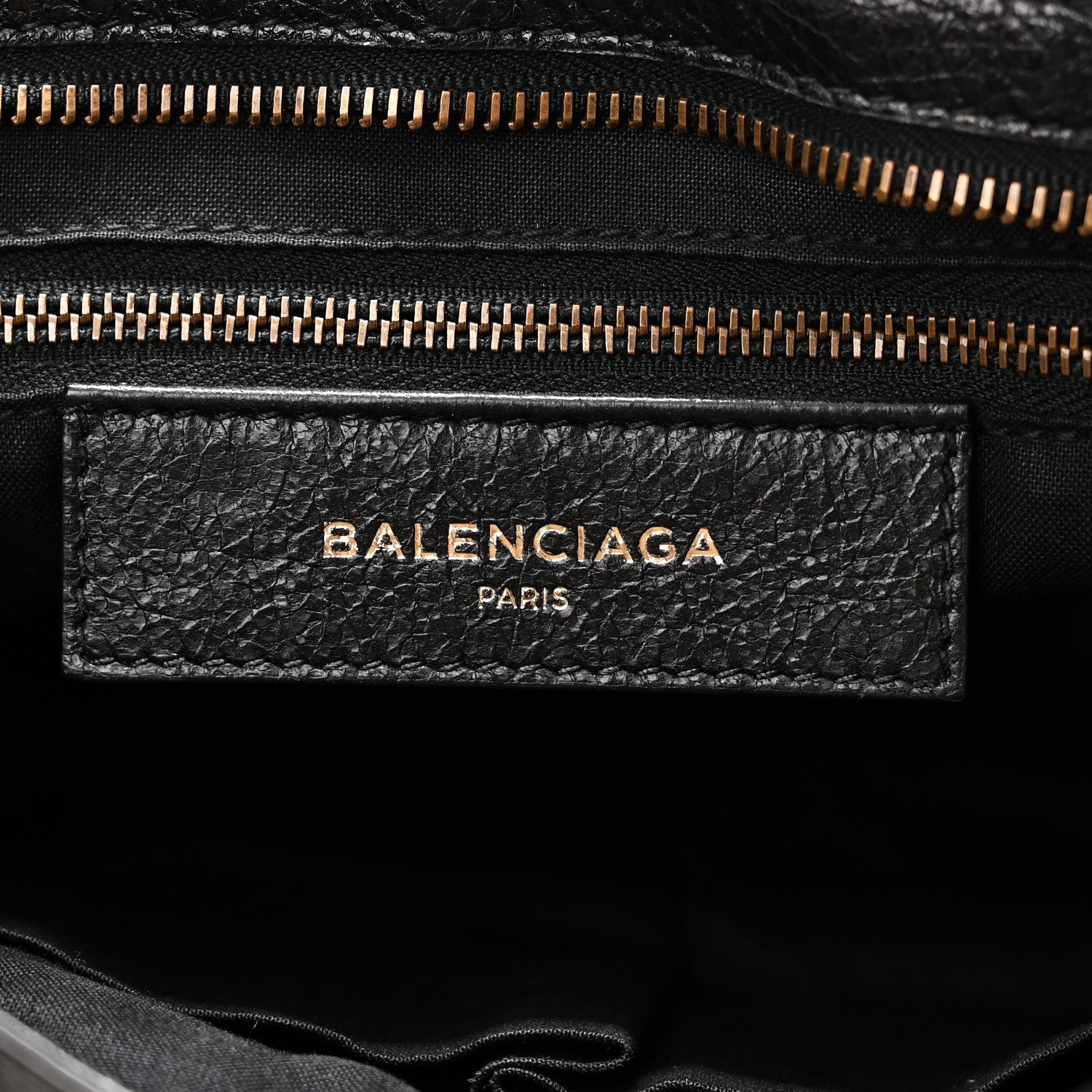 Balenciaga Agneau Classic Hardware S City Logo Strap  Black White 6 of 10