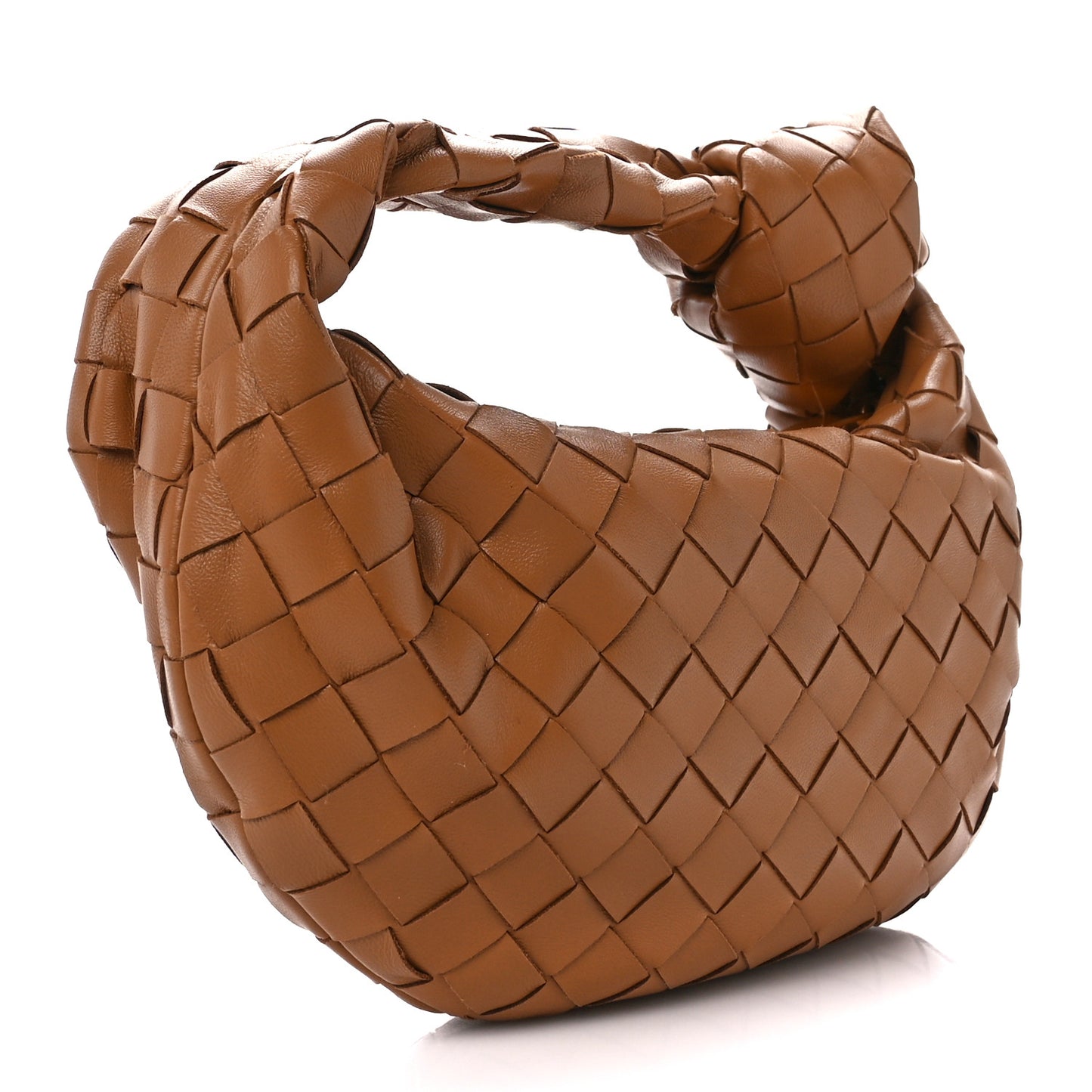 Nappa Intrecciato Mini Jodie Caramel