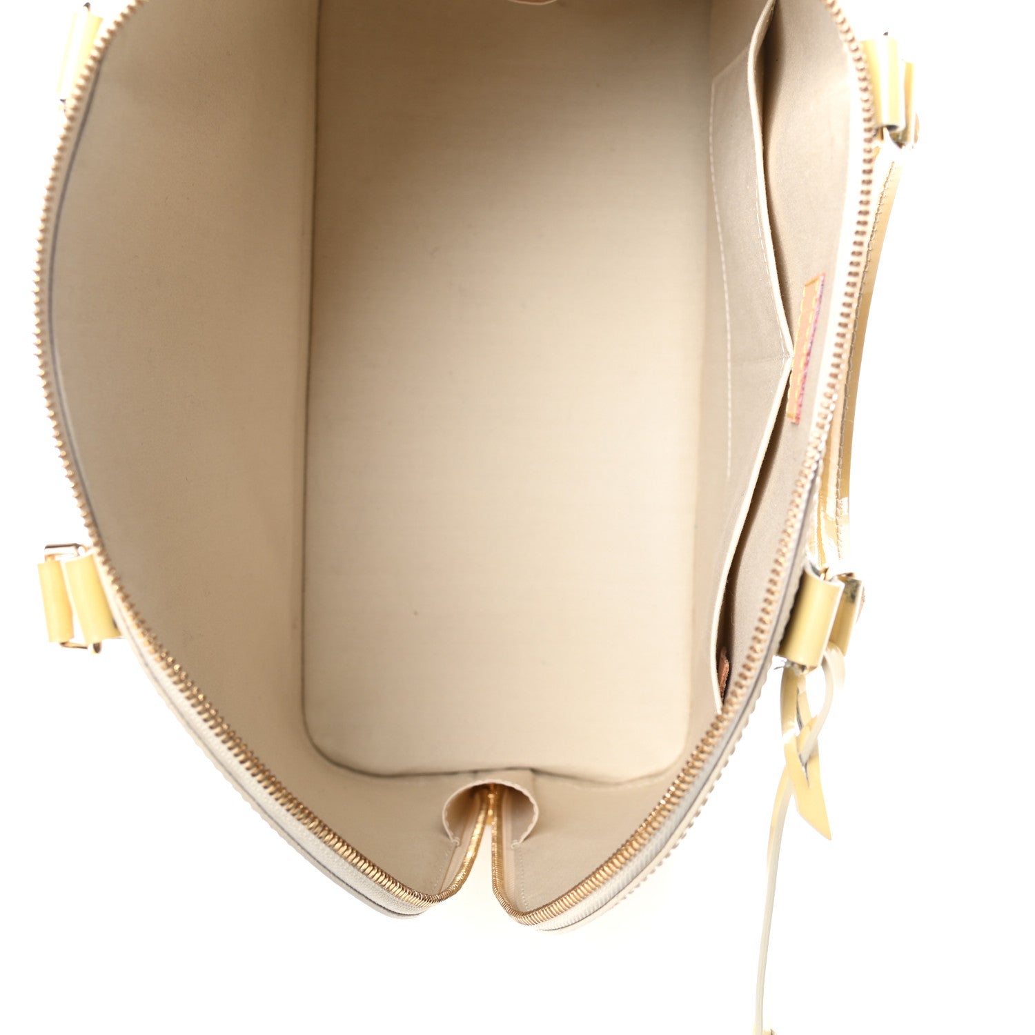 Louis Vuitton Vernis Alma GM Blanc Corail 5 of 12