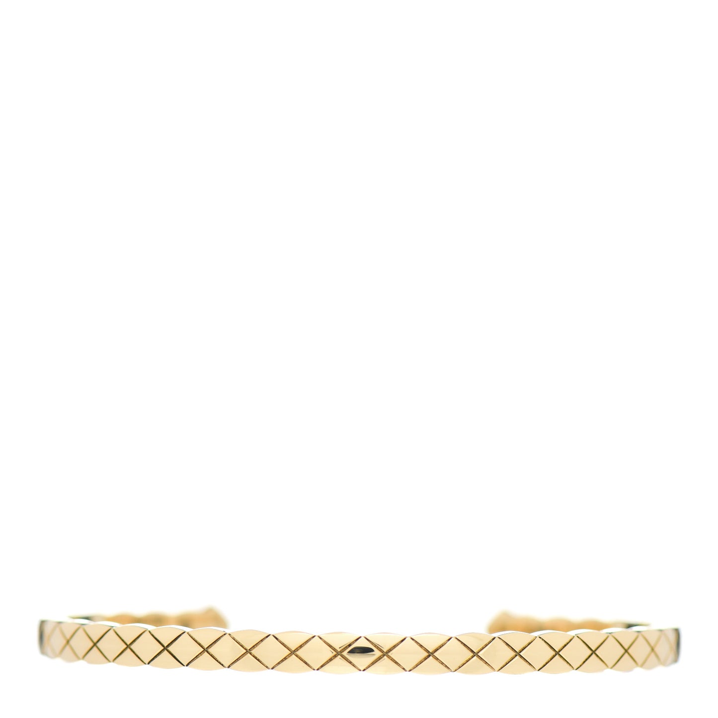 18K Yellow Gold Coco Crush Cuff Bracelet S