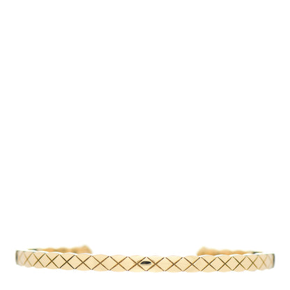 Chanel 18K Yellow Gold Coco Crush Cuff Bracelet S 1 of 5