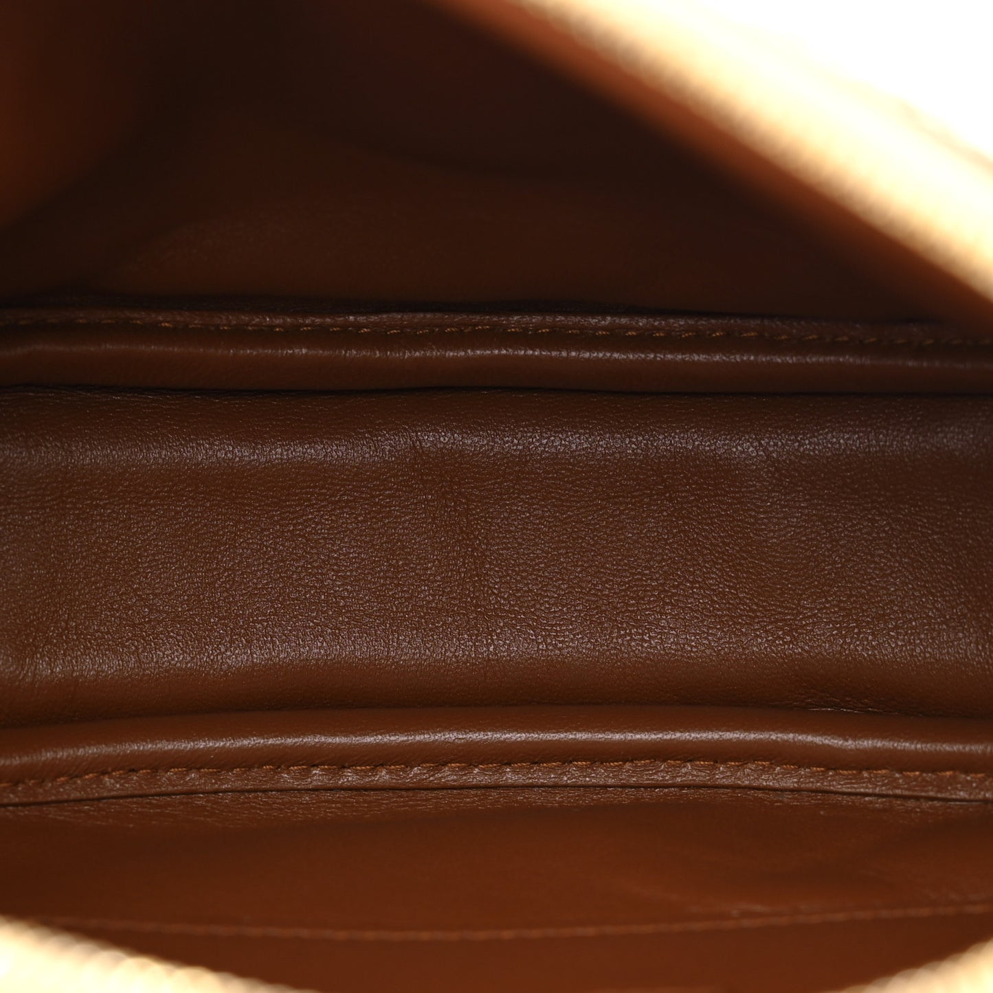 Raffia Calfskin Round Camera Bag Golden Ecru Brick