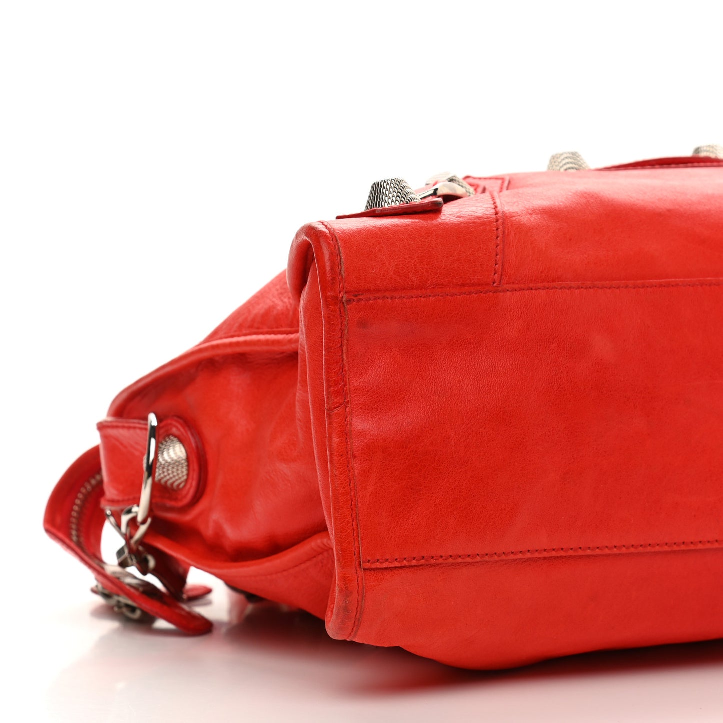 Agneau Giant 21 Silver Hardware City Vermillion