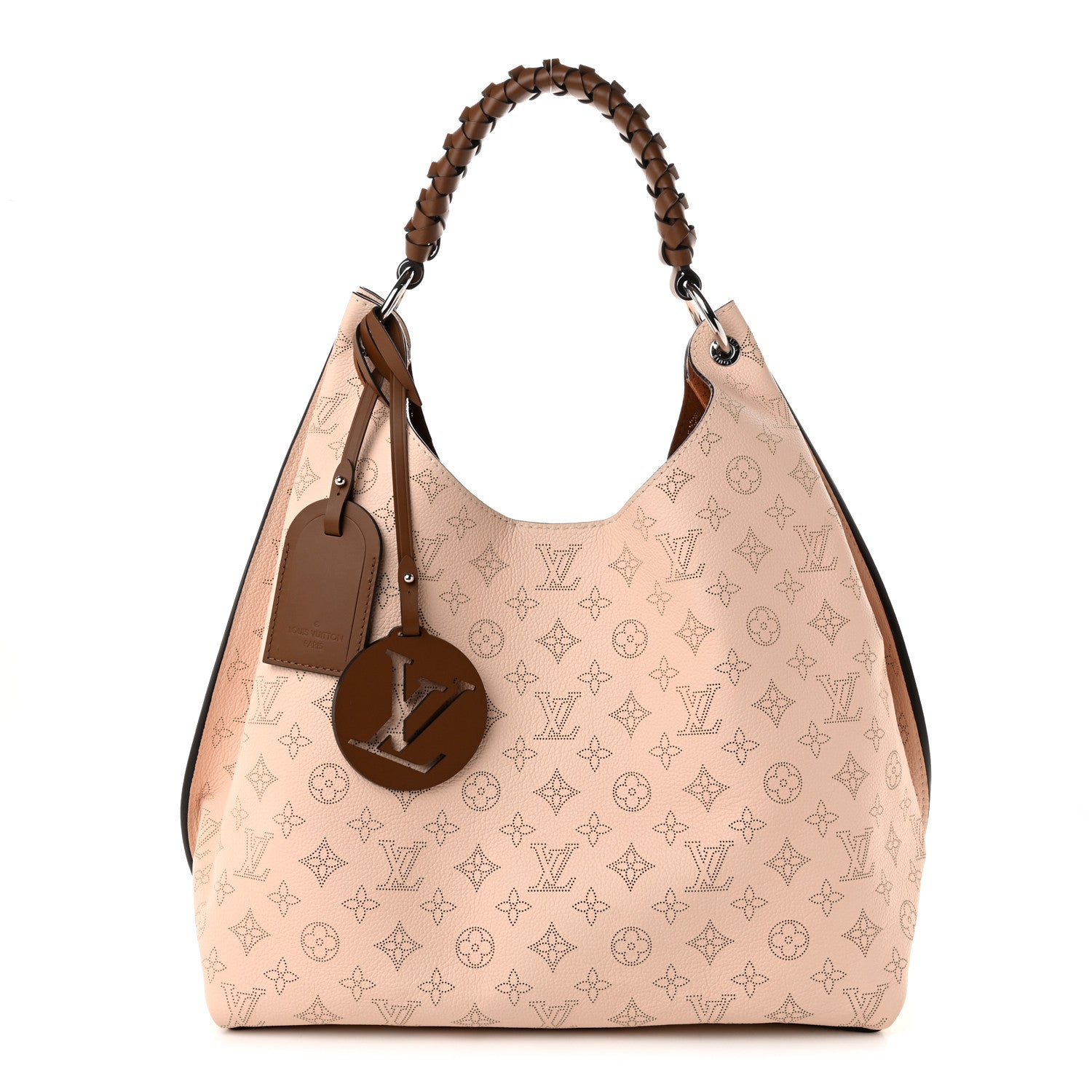 Louis Vuitton Mahina Carmel Hobo Creme 1 of 9
