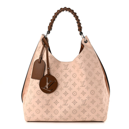 Louis Vuitton Mahina Carmel Hobo Creme 1 of 9