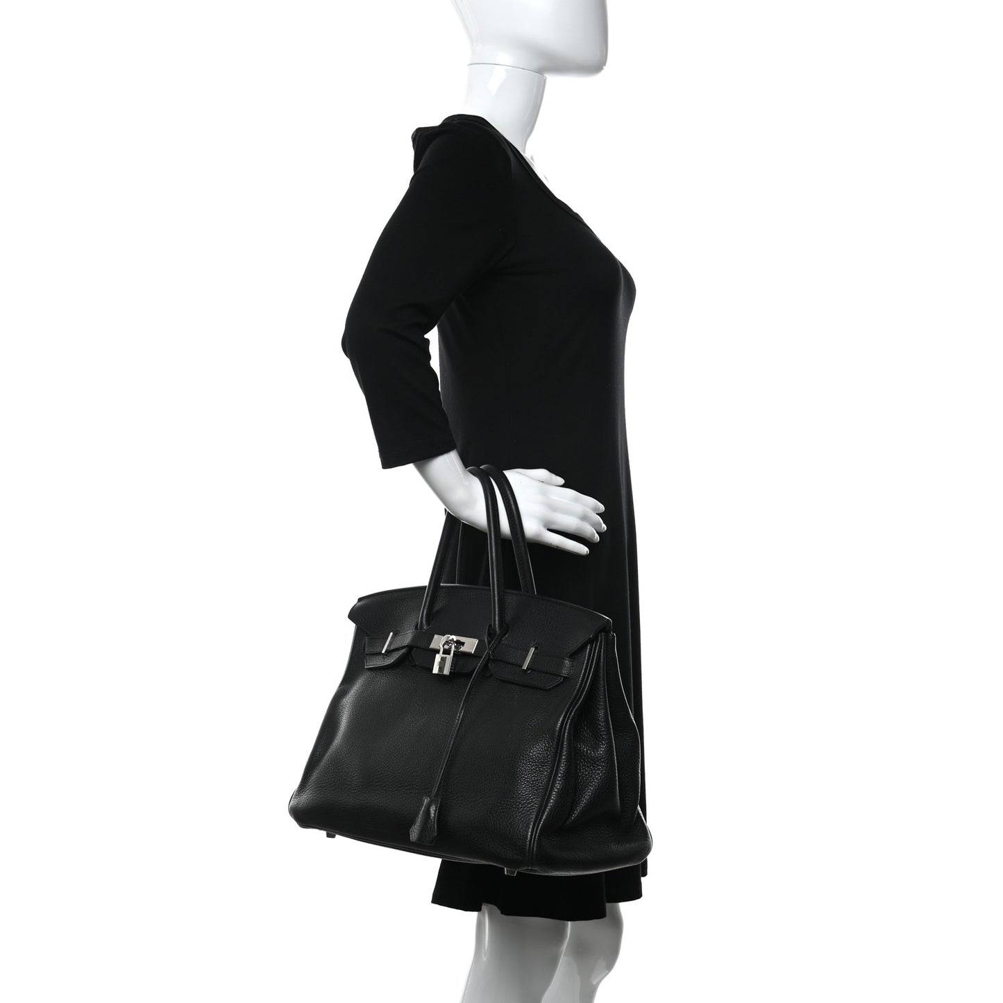 Taurillon Clemence Birkin 35 Black