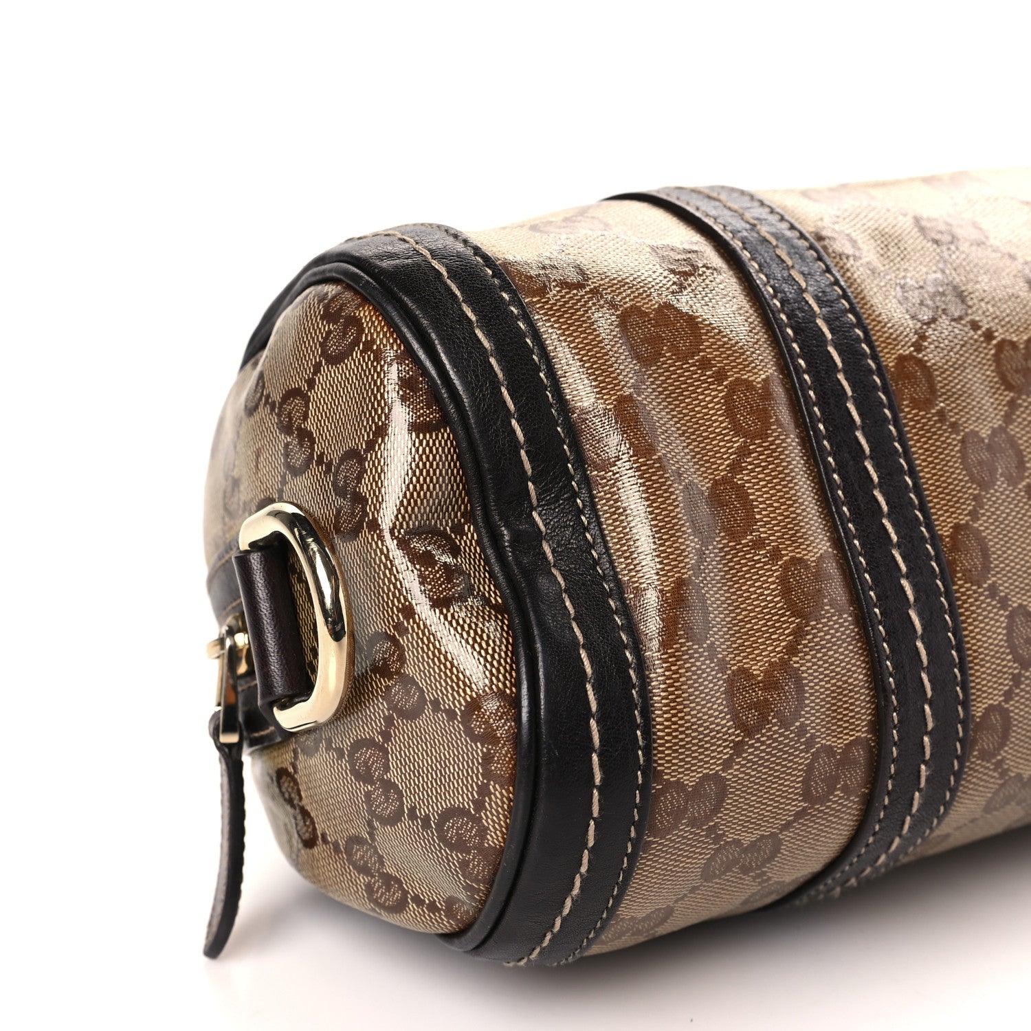 Gucci Crystal Monogram Duchessa Small Boston Bag Brown 11 of 12