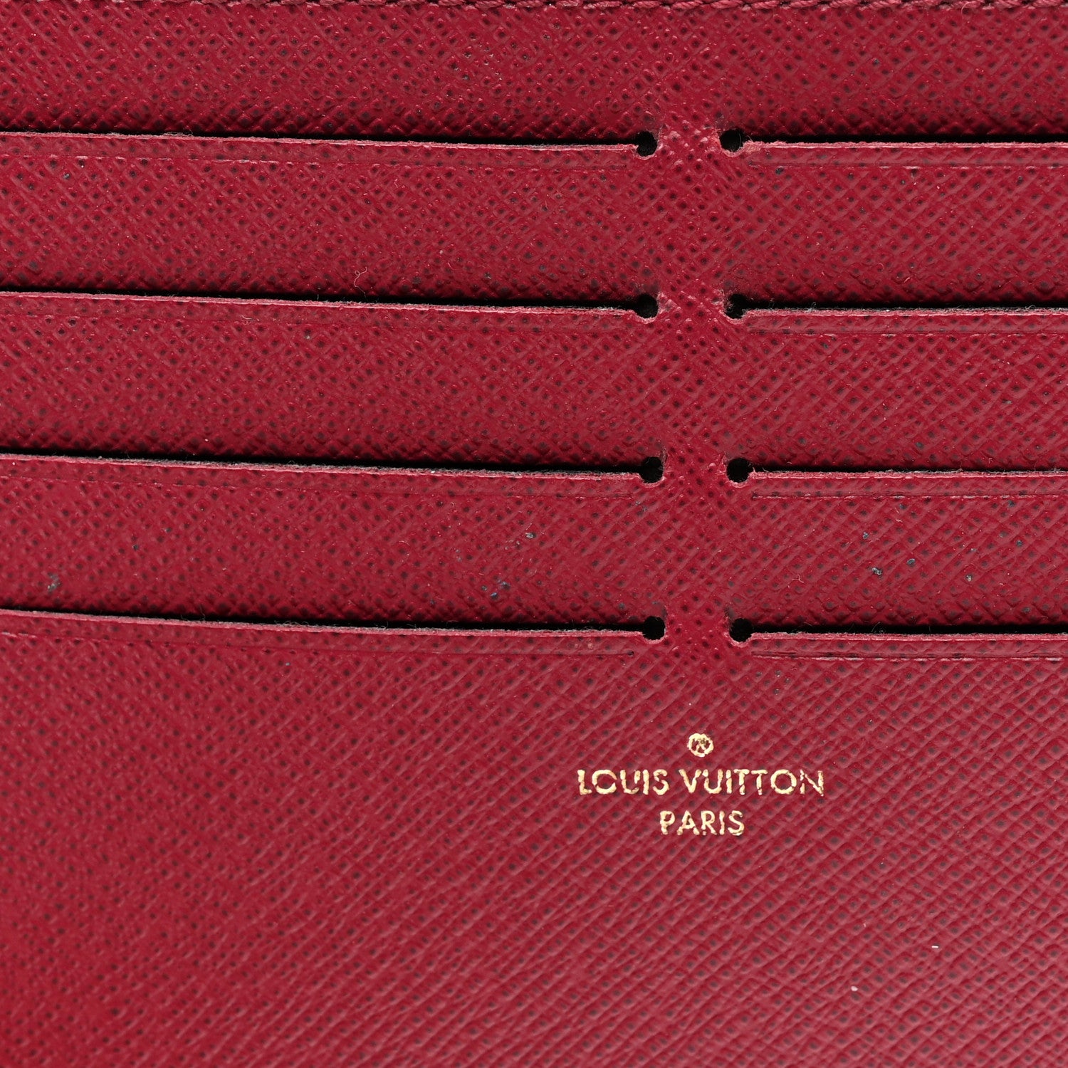 Louis Vuitton Calfskin Felicie Card Holder Insert Fuchsia 10 of 13