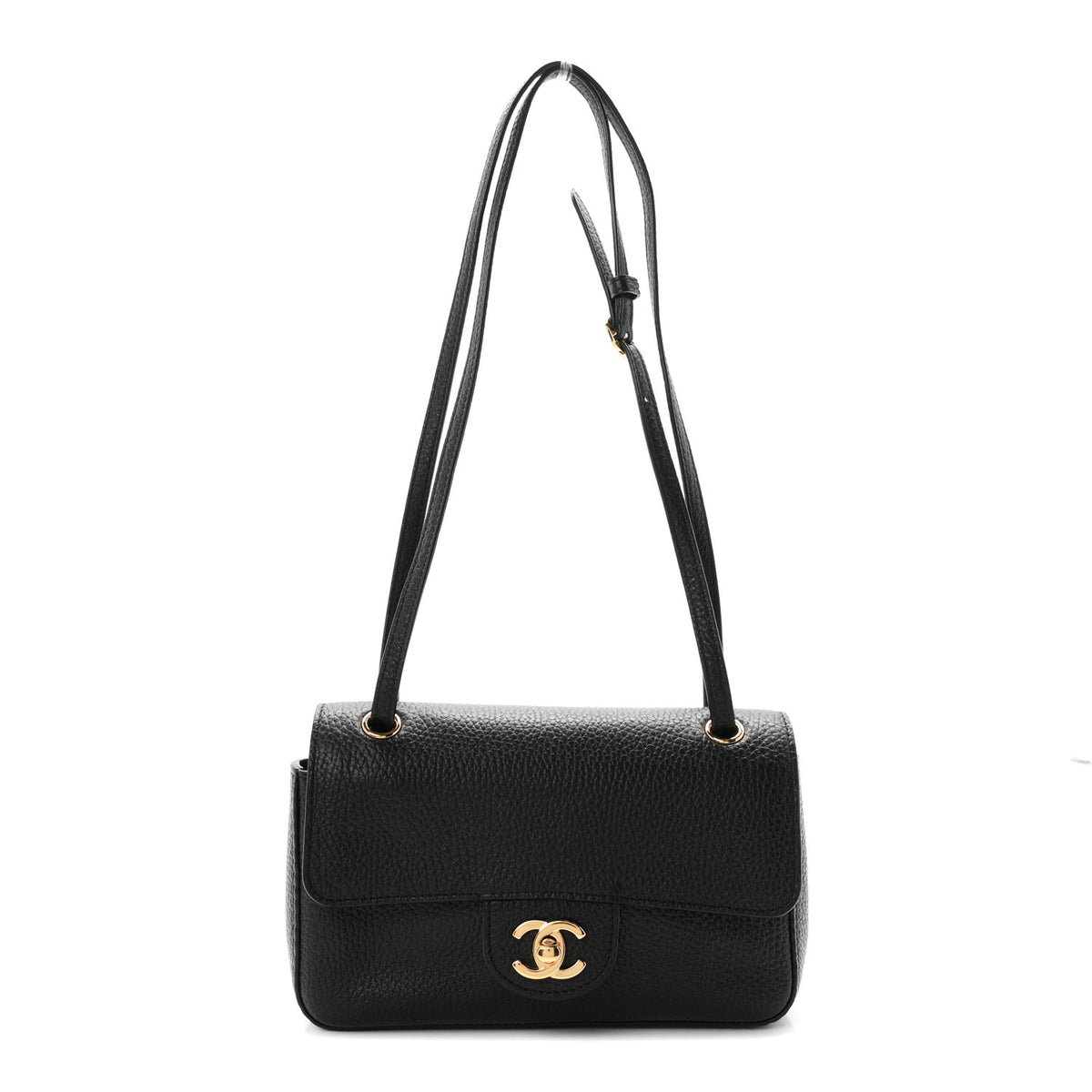 Chanel Grained Calfskin Mini Souplissimo Maxi Flap Black 1 of 11