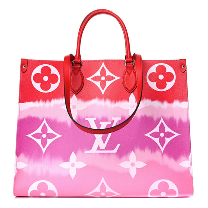 Louis Vuitton Monogram Escale Onthego GM Rouge 1 of 11