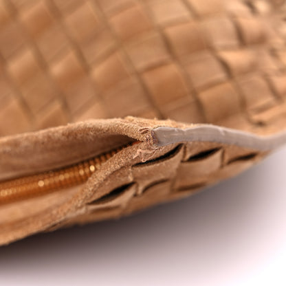 Bottega Veneta Suede Intrecciato BV Twist Caramel Caramel 8 of 10
