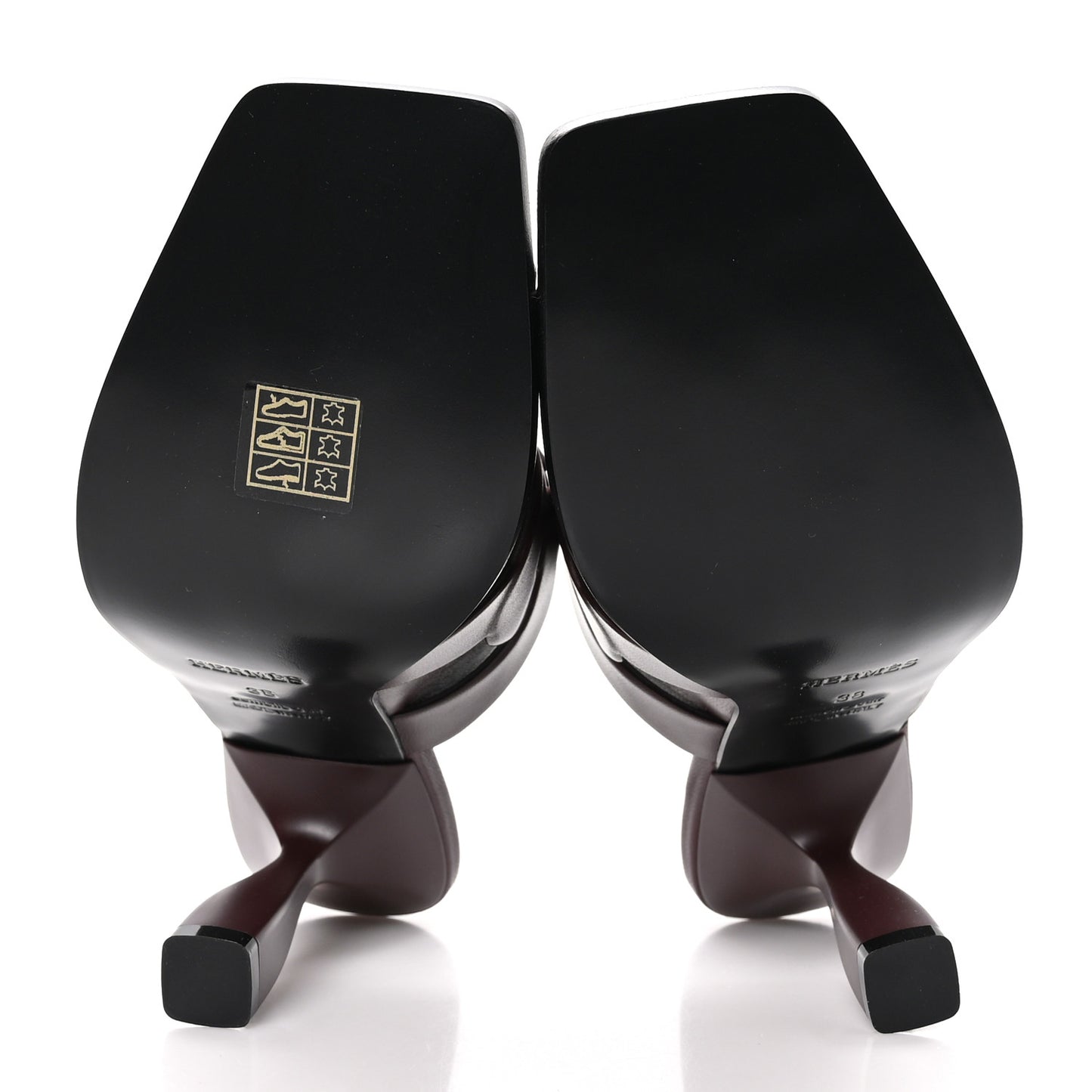 Nappa Hanna 95 Sandal 38 Marron Mahogany