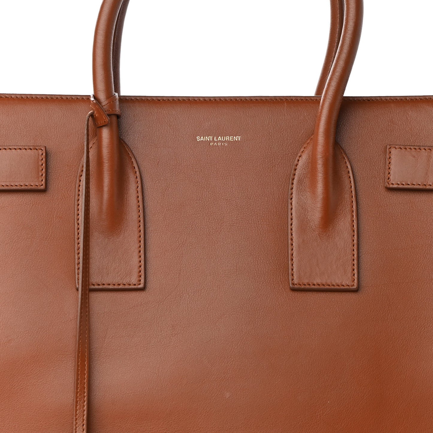 Calfskin Large Sac De Jour Carryall Cognac