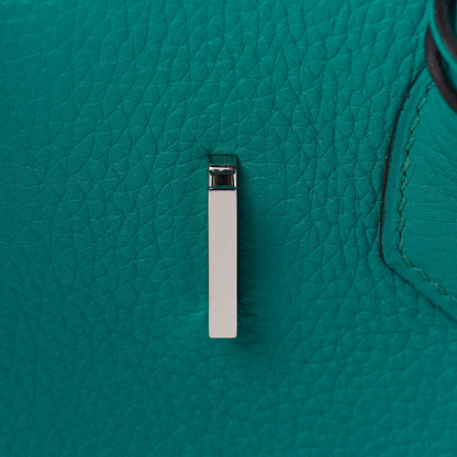 Hermes Taurillon Clemence Birkin 30 Bleu Paon 22 of 31