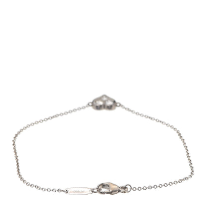 Tiffany Platinum Diamond Hearts Bracelet 3 of 6