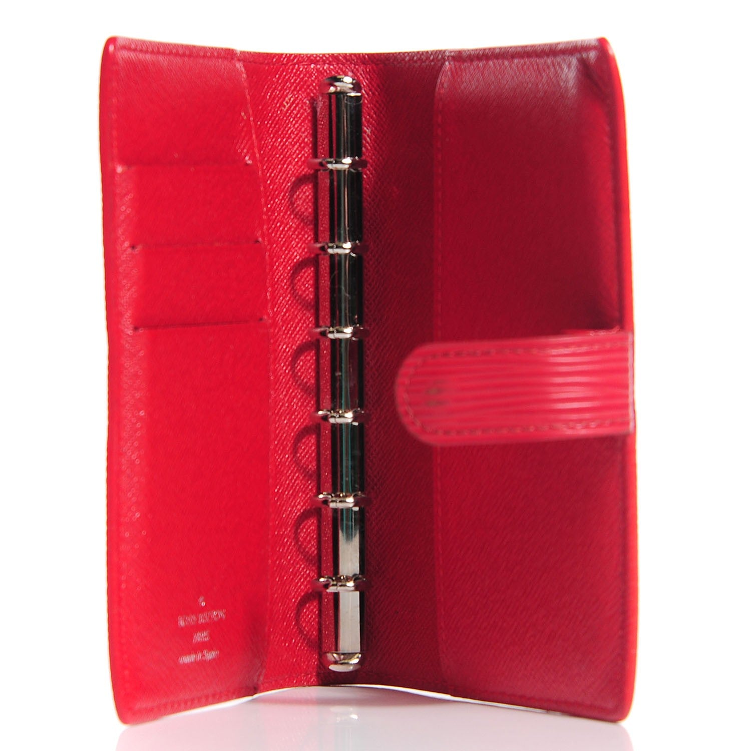 Louis Vuitton Epi Small Ring Agenda Cover Rouge 5 of 7