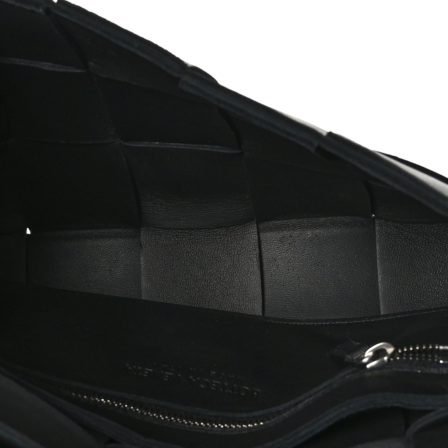Bottega Veneta Lambskin Maxi Intrecciato Cassette Crossbody Bag Black 5 of 8