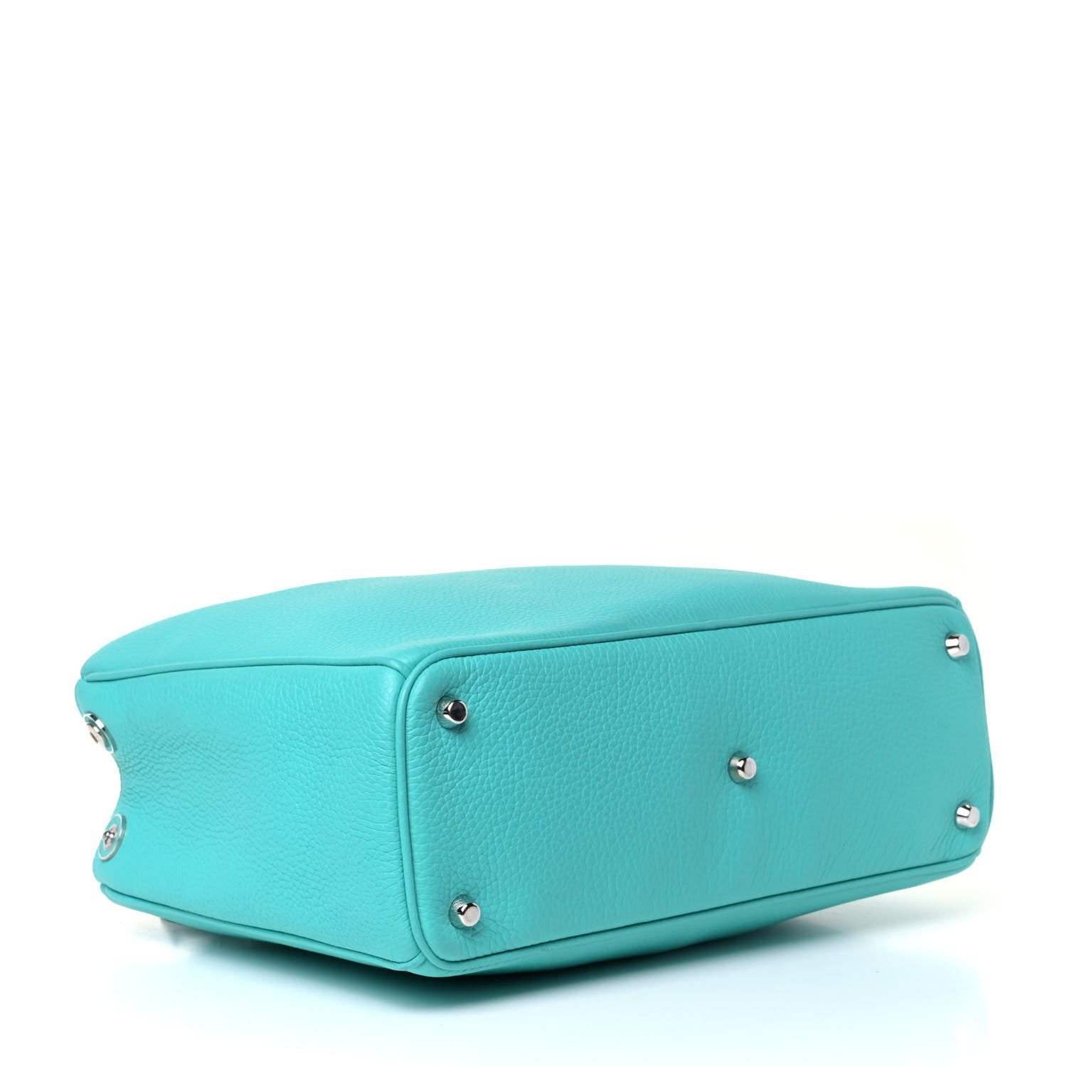 Christian Dior Bullcalf Medium Diorissimo Tote Turquoise 6 of 13