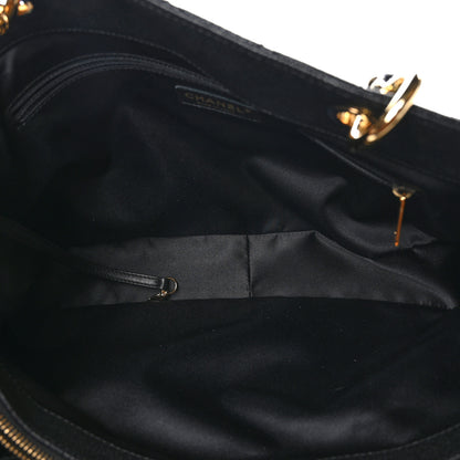 Chanel Caviar Quilted XL Grand Shopping Tote GST Black 6 of 11