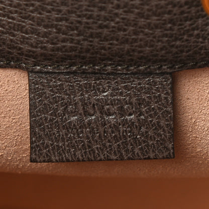 Gucci GG Supreme Monogram Web Mini Ophidia Bucket Bag Brown 5 of 9