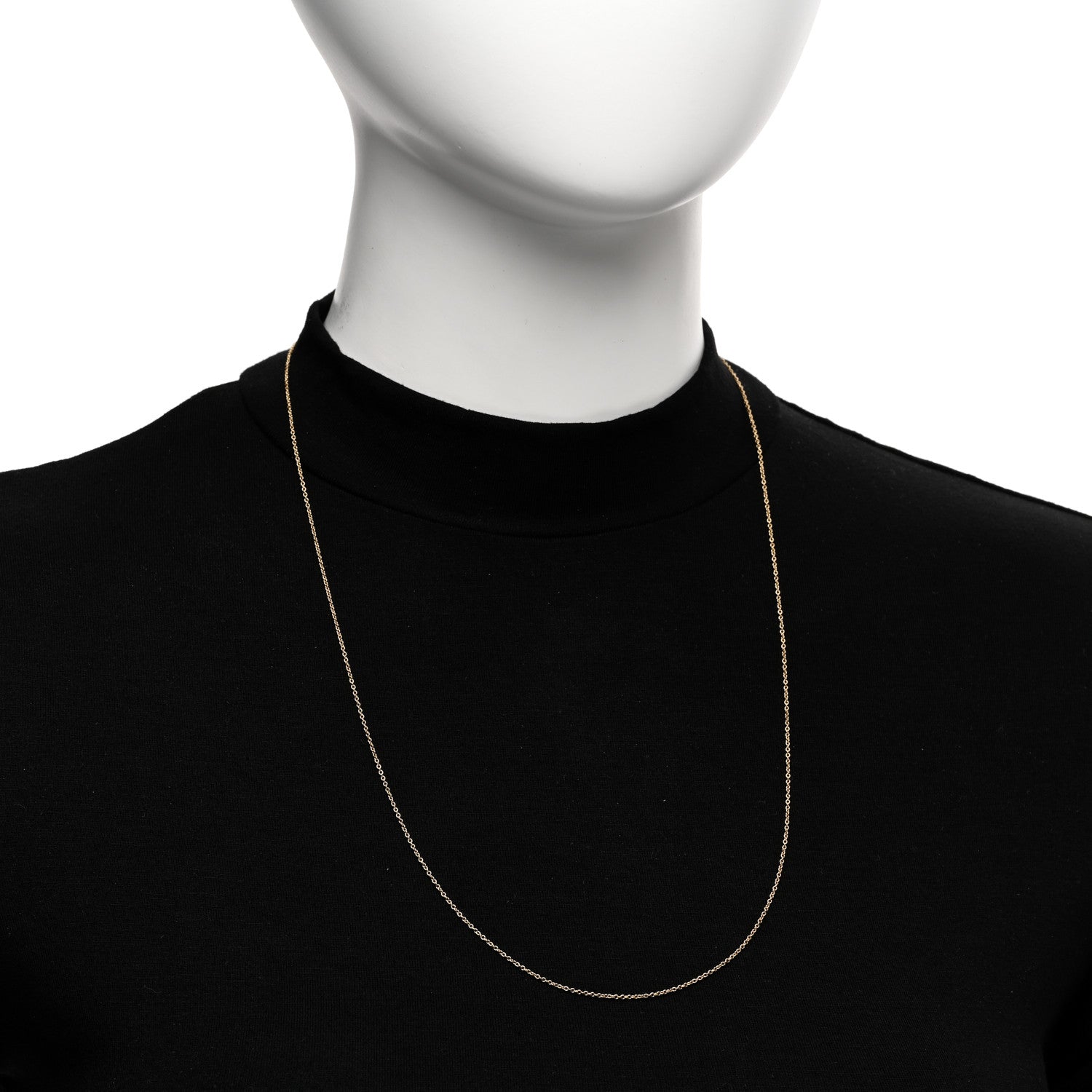 Tiffany 18K Yellow Gold Chain Necklace 24" 2 of 4