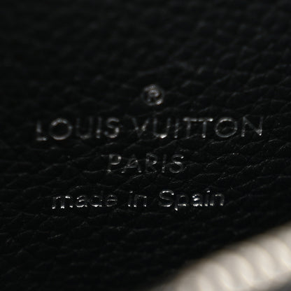 Louis Vuitton Calfskin Lockme Zippy Coin Purse Black 6 of 8
