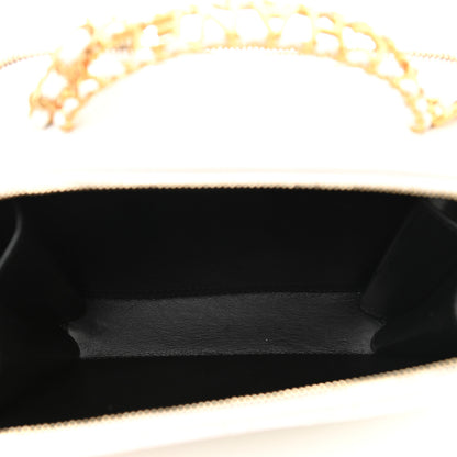 Chanel Caviar Quilted Small Pick Me Up Vanity Case White 6 of 10