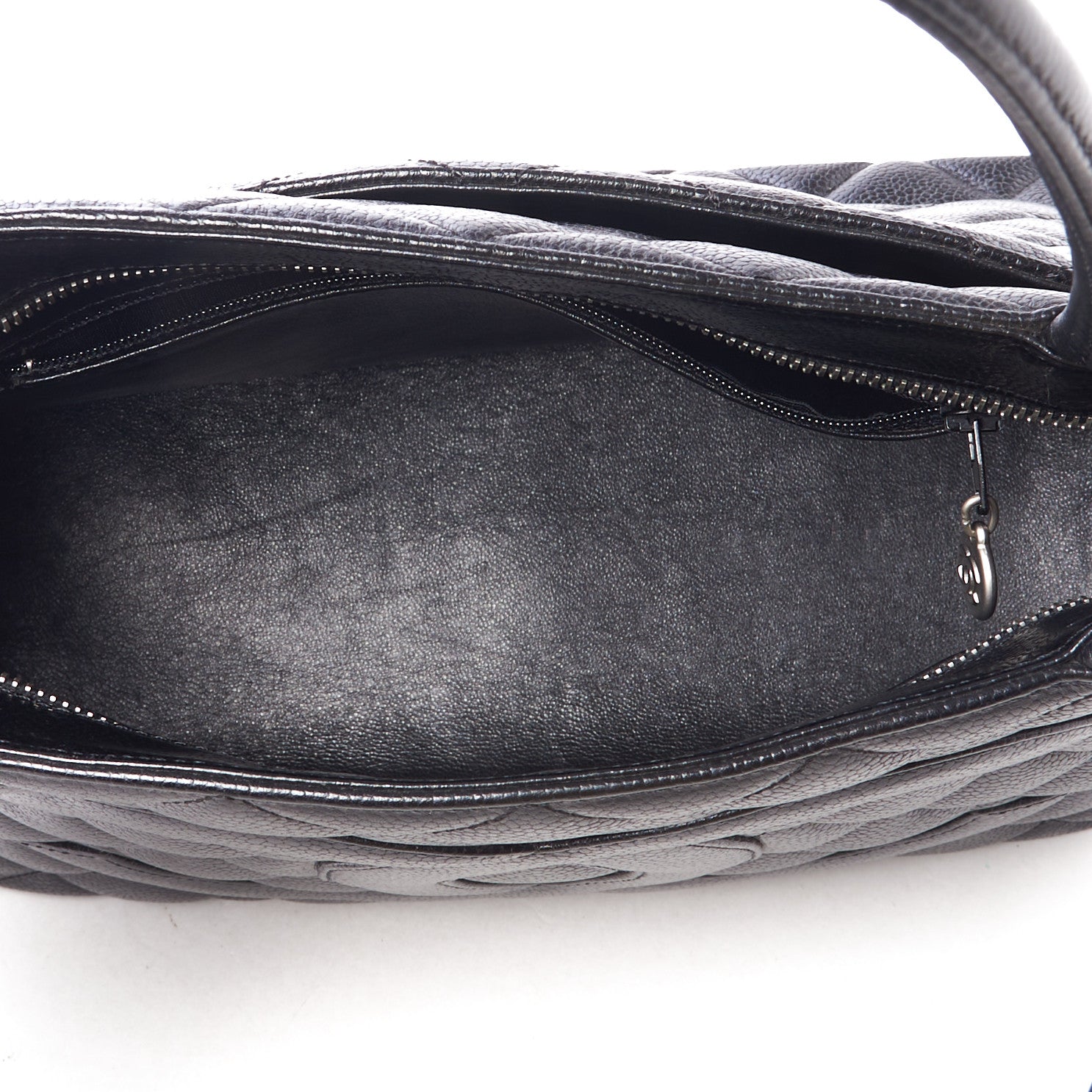 Chanel Caviar Quilted Medallion Tote Black 4 of 10