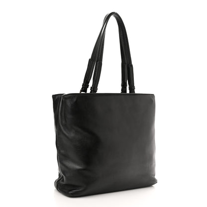 Prada Nappa Shopping Tote Black 3 of 10