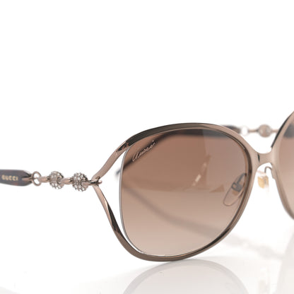 Gucci Crystal Marina Chain Sunglasses 4250/N/S Tortoise 7 of 8