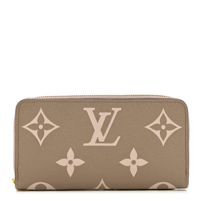 Louis Vuitton Empreinte Monogram Giant Zippy Wallet Tourterelle Creme 1 of 6