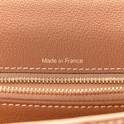 Delvaux Grained Calfskin Rodeo Surpique MM Brillant Satchel Vegetal Ivory 6 of 11