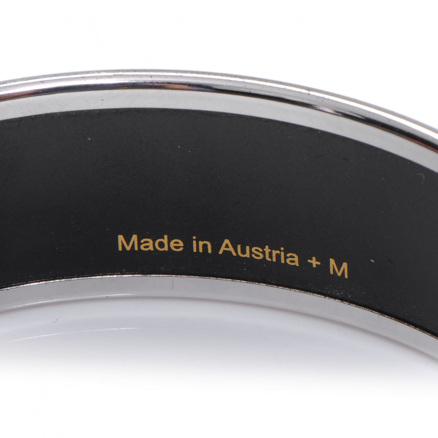 Hermes Enamel Printed Wide Tohu Bohu Bracelet 65 4 of 6