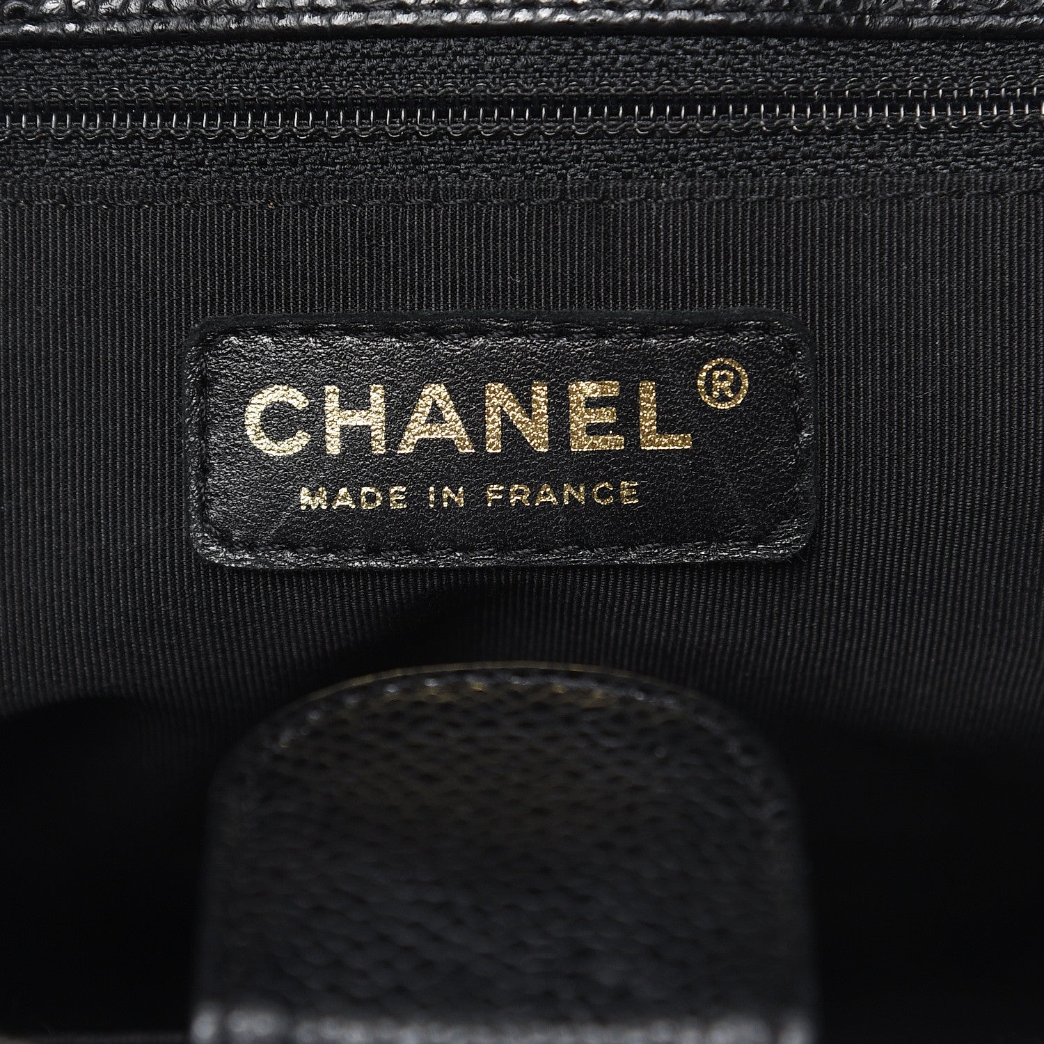 Chanel Caviar Quilted Petit Shopping Tote PST Black 10 of 17