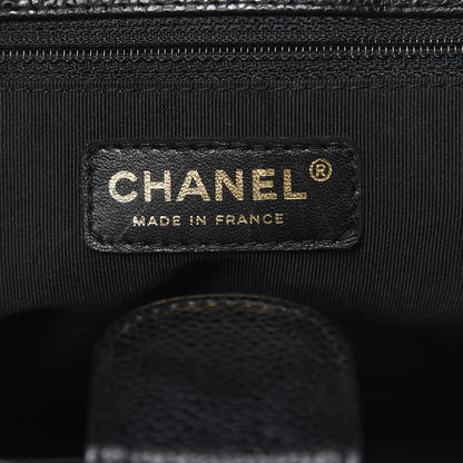 Chanel Caviar Quilted Petit Shopping Tote PST Black 10 of 17