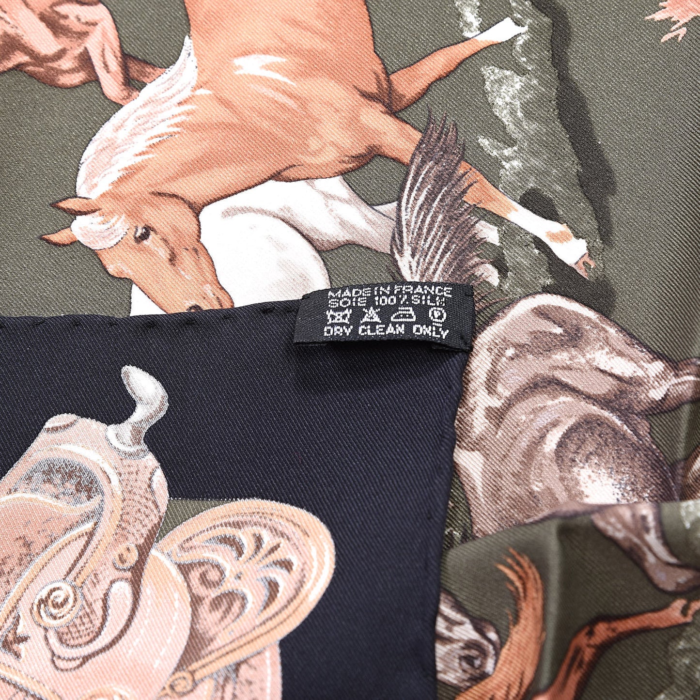 Silk Les Mustangs Scarf 70