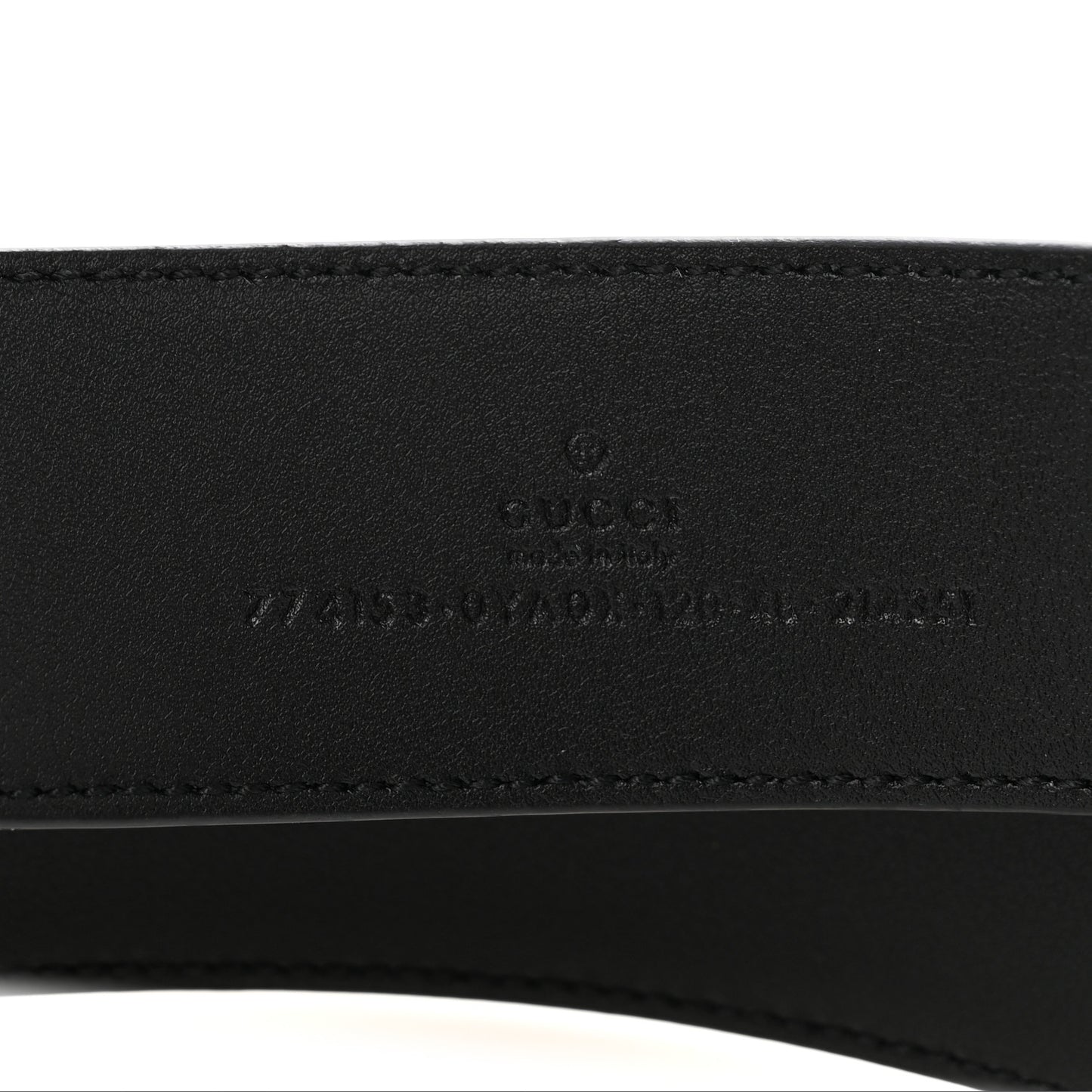 Plutone Calfskin Interlocking G 40mm Belt 120 48 Black