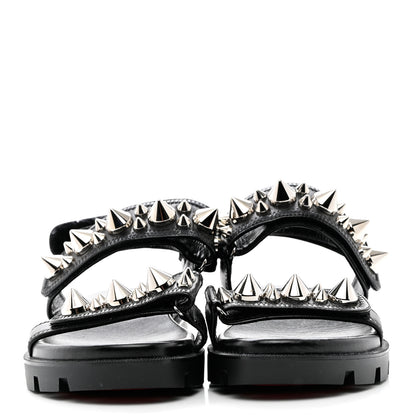 Christian Louboutin Nappa Spikita Cool Platform Sandals 38 Black 7 of 7