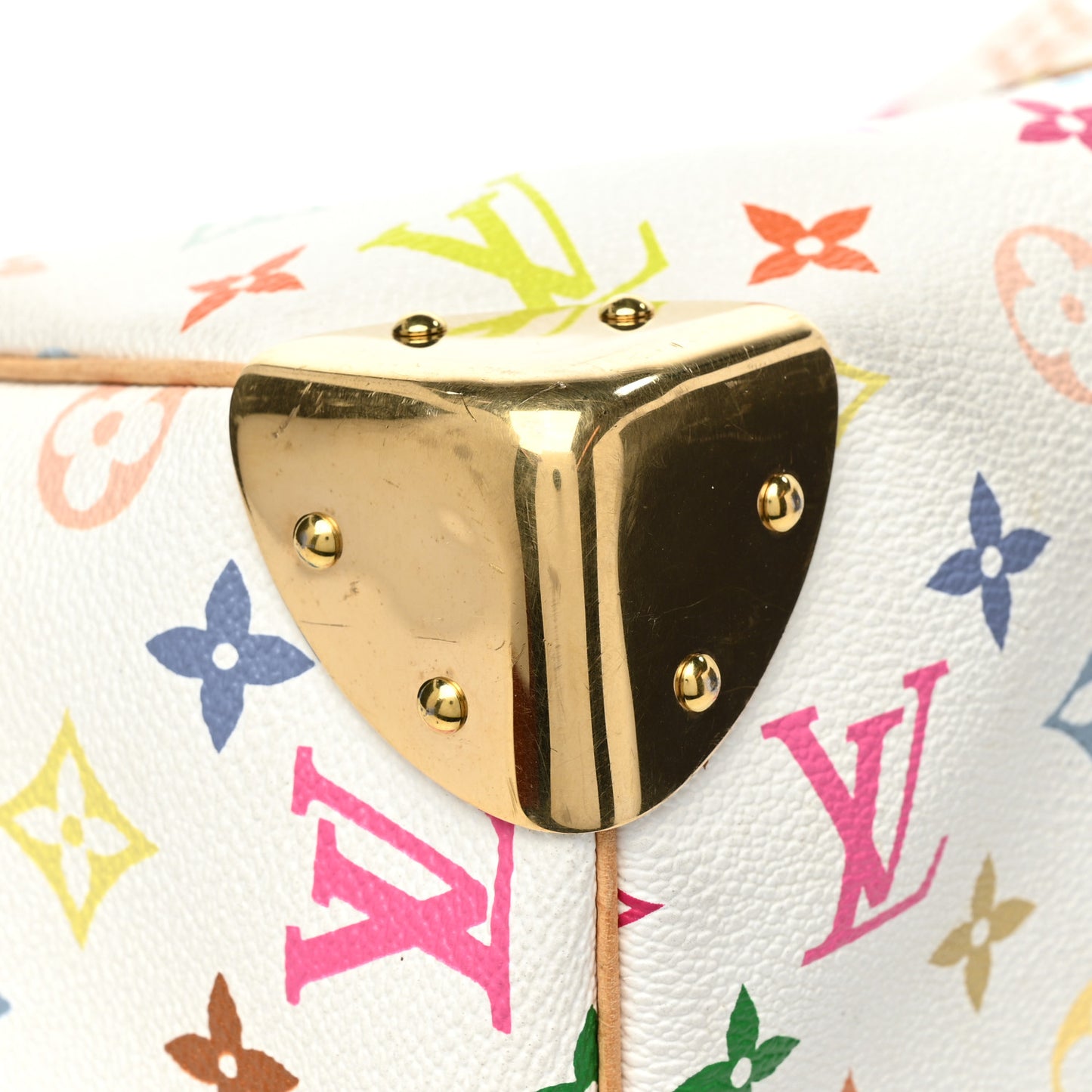 Monogram Multicolor Speedy 30 White